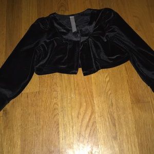 Toddler girl button down shrug